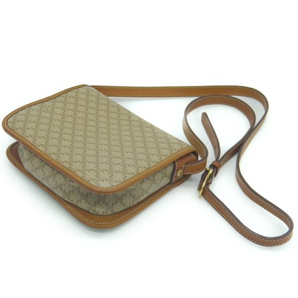 Celine Macadam Pattern Cadena Motif Turn Lock Pochette Shoulder Bag - Picture 4 of 9